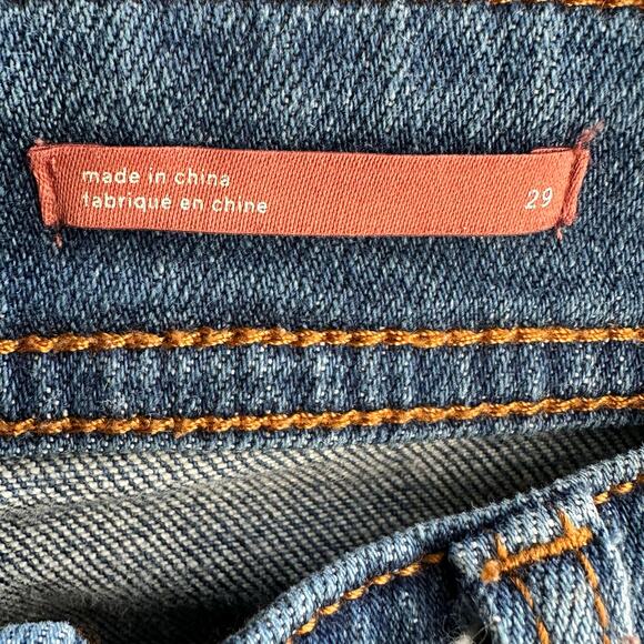 Anthropologie Pilcro Embroidered Side-Stripe Boyfriend Jeans - Picture 8 of 8